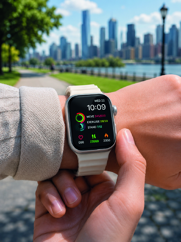 7'li Kordon Setli Akıllı Saat Bluetooth Görüşme Bildirim Destekli Çok Fonksiyonlu Smart Watch