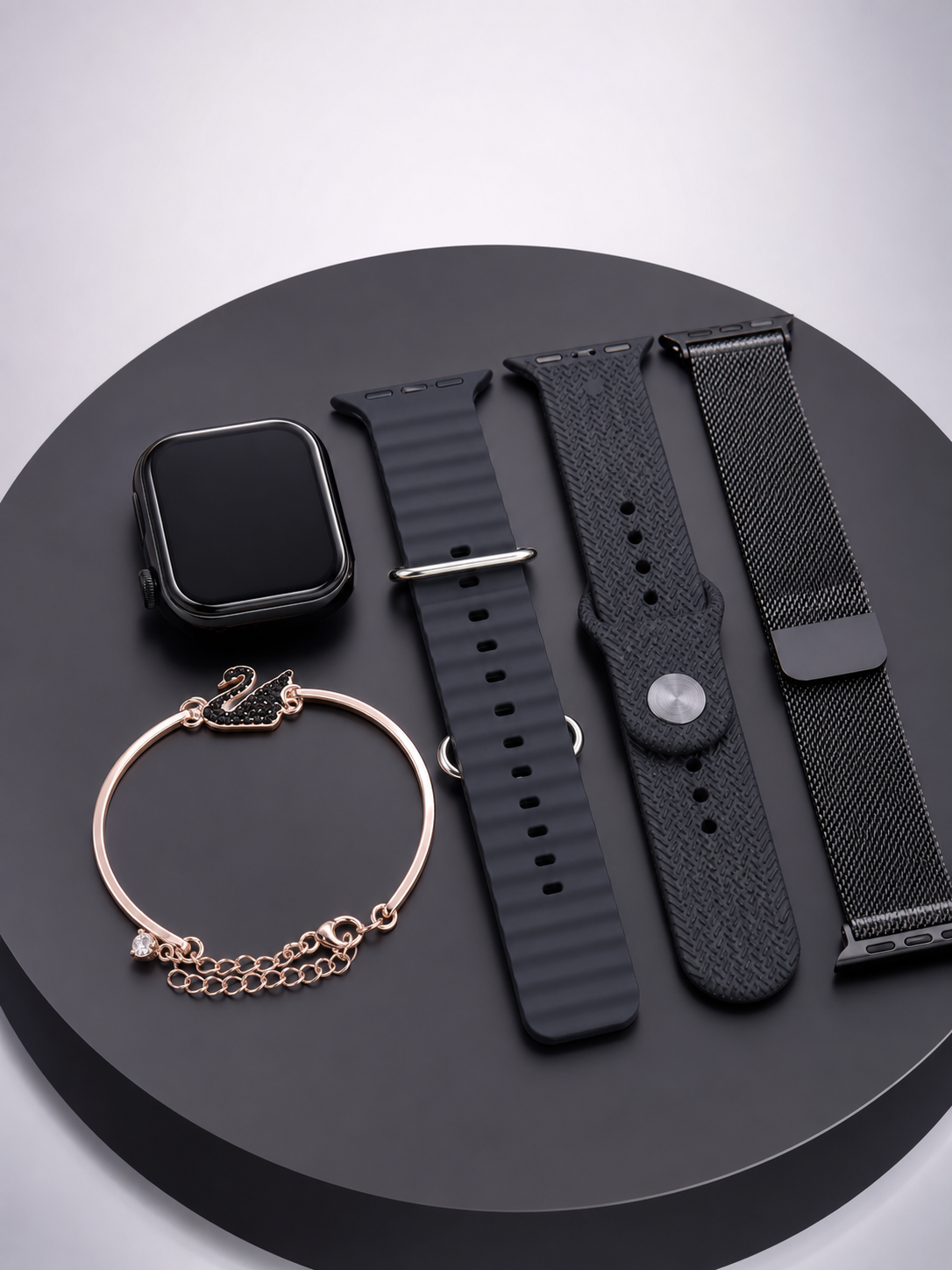 AMOLED Ekranlı Bluetooth Aramalı 3 Kordonlu Akıllı Saat