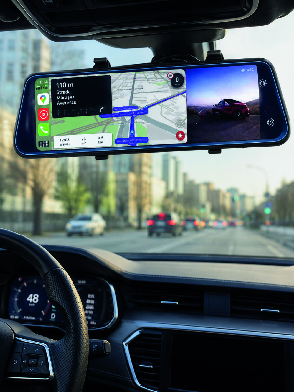 Ayna Carplay Dokunmatik Araç Multimedya Ekranı Ön Arka Kameralı