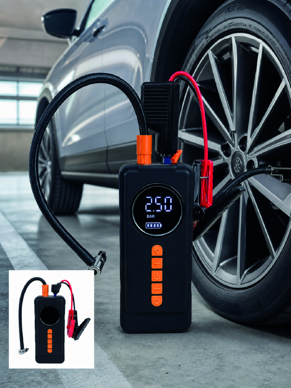 AKÜ TAKVİYELİ ARAÇ KOMPRESÖRÜ VM726