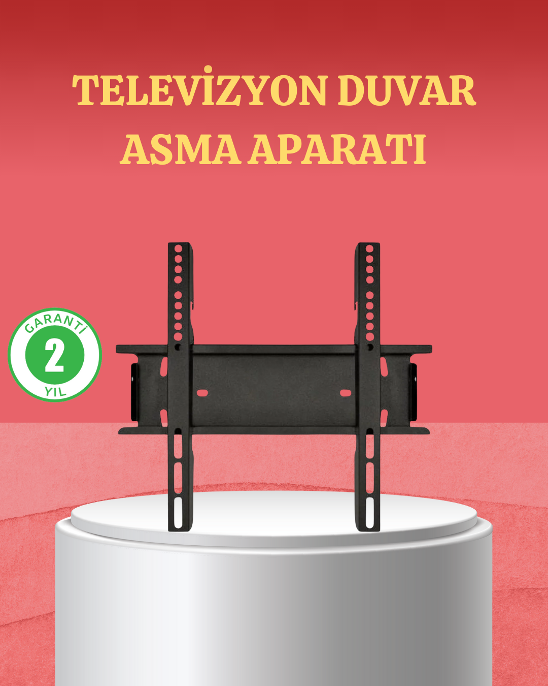 32-42 İnç TV Askı Aparatı Kolay Kurulum Düz ve Kompakt Tasarım