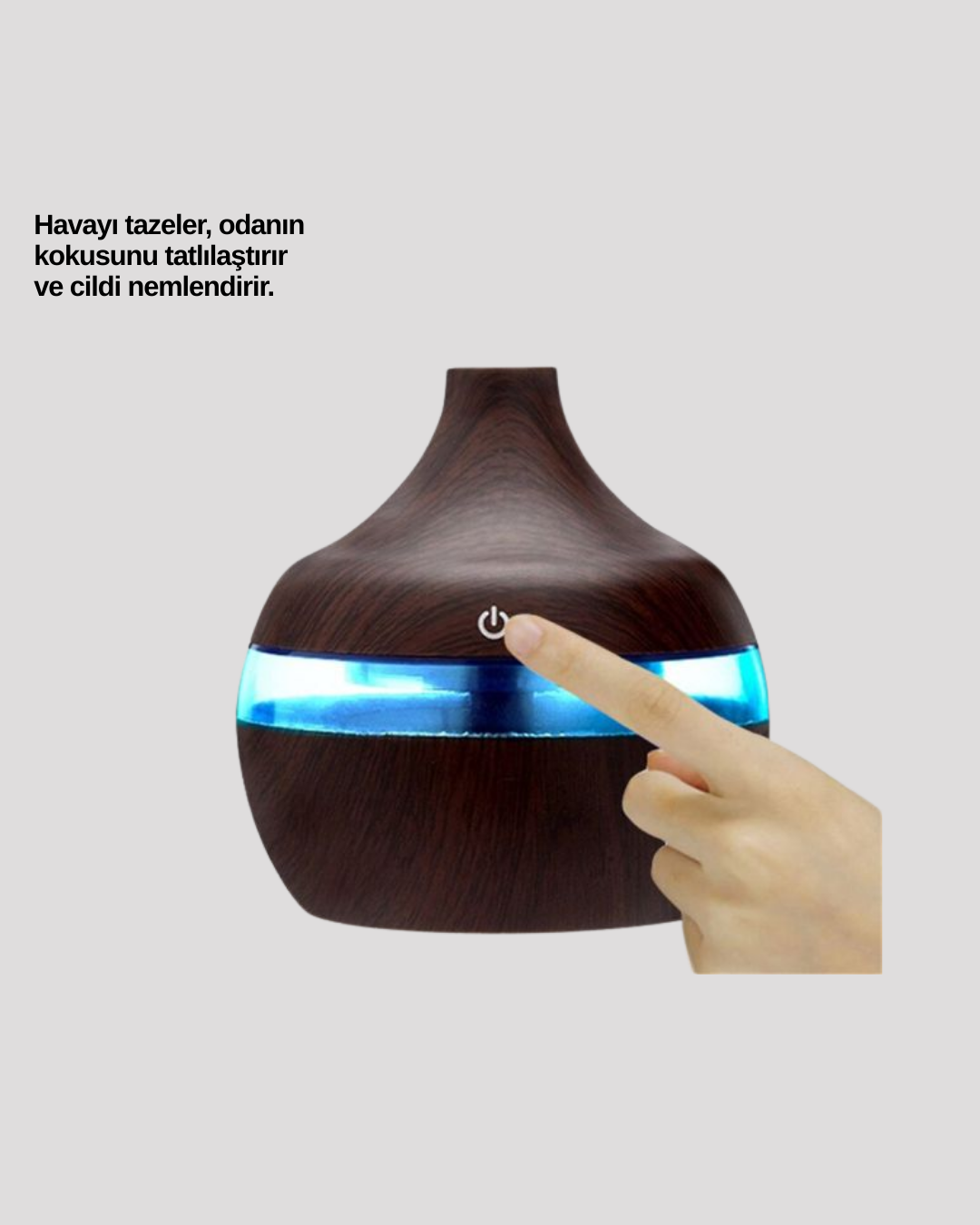 7 Renk LED Işıklı Ultrasonik Aroma Difüzör 300 ml