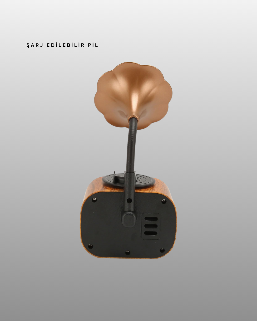 Mini Nostaljik Bluetooth Hoparlör FM Radyo 8 Saat Batarya Yeni Nesil