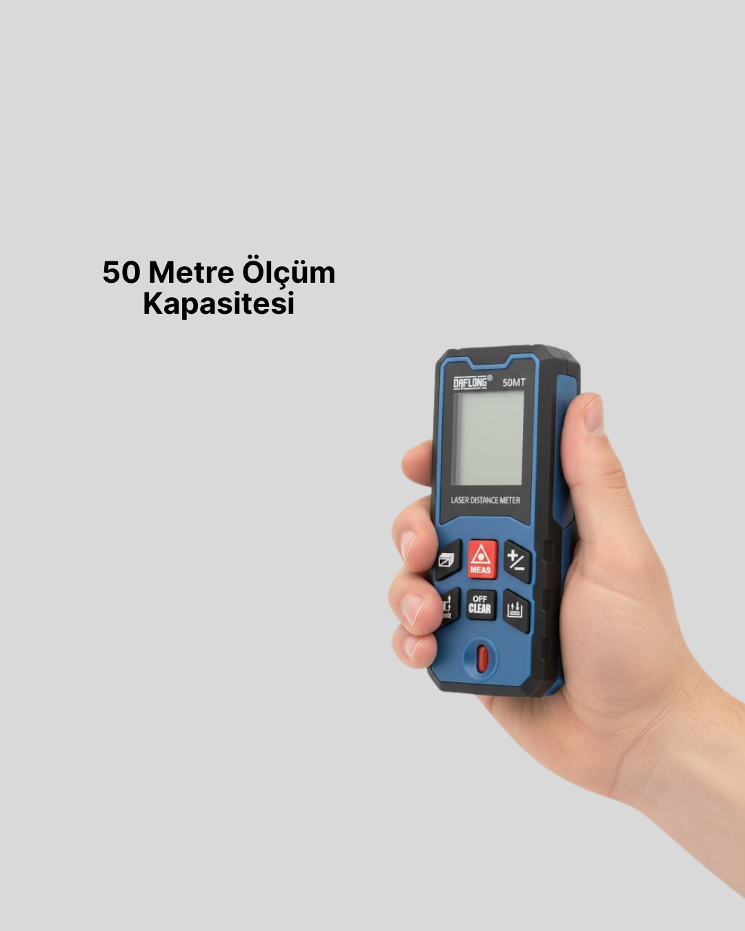 Lazer Metre 50 MT Hassas ve Hızlı Ölçüm Özellikli Yeni Nesil