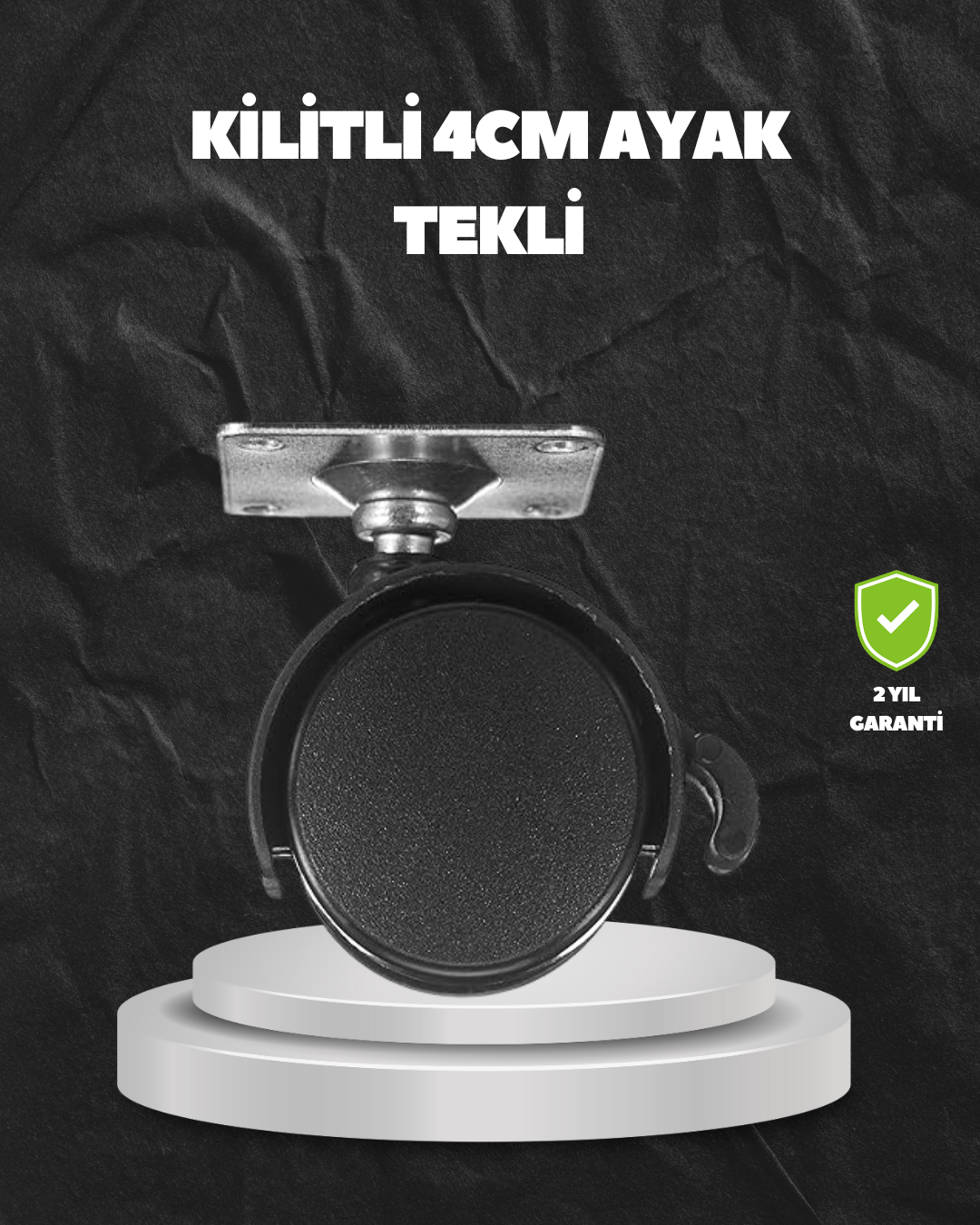 Kilitli 4 cm Evrensel Tekerlek Ayak Tek Adet