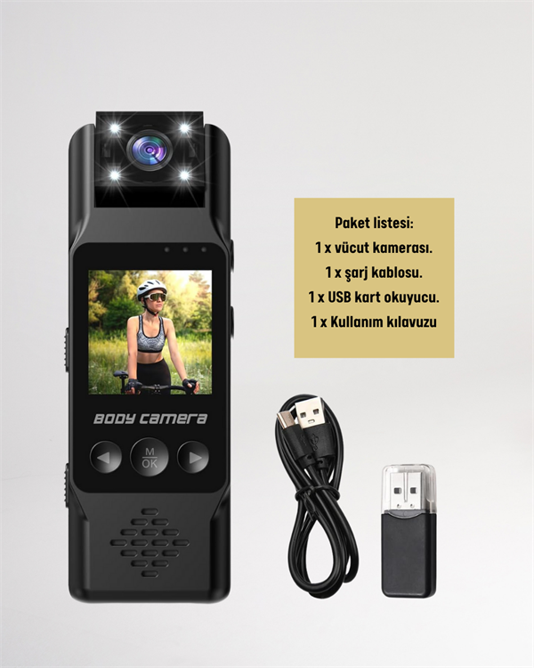 Hareket Algılayıcılı Taşınabilir Mini Kamera – 3MP Fotoğraf, Düşük Güç Tüketimi