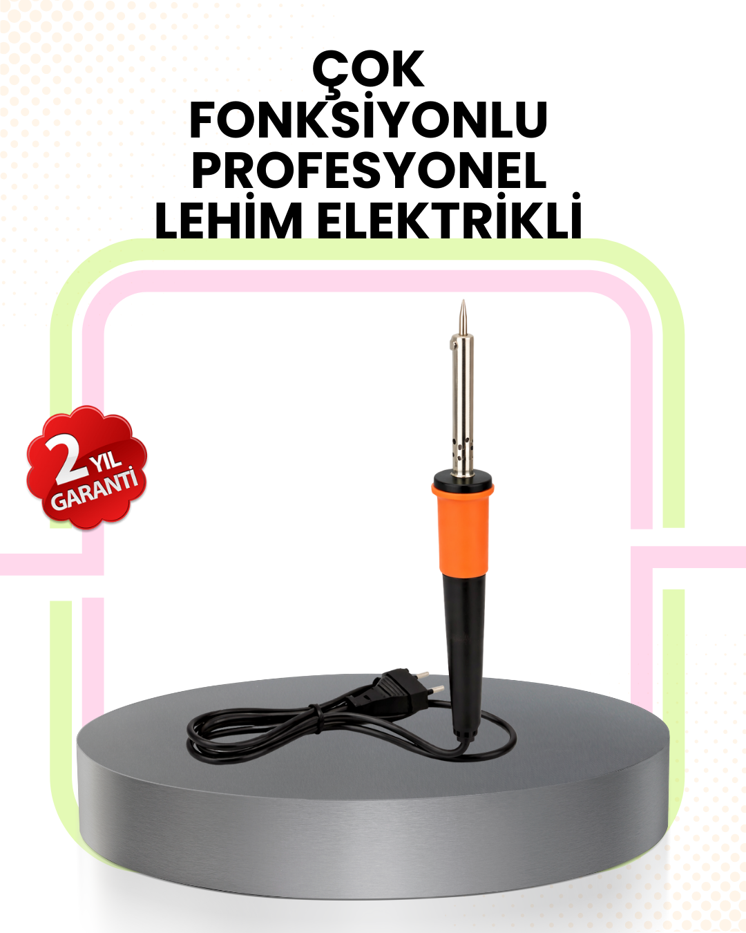 Paslanmaz Çelik Isıtma Çekirdekli Lehimleme Havyası