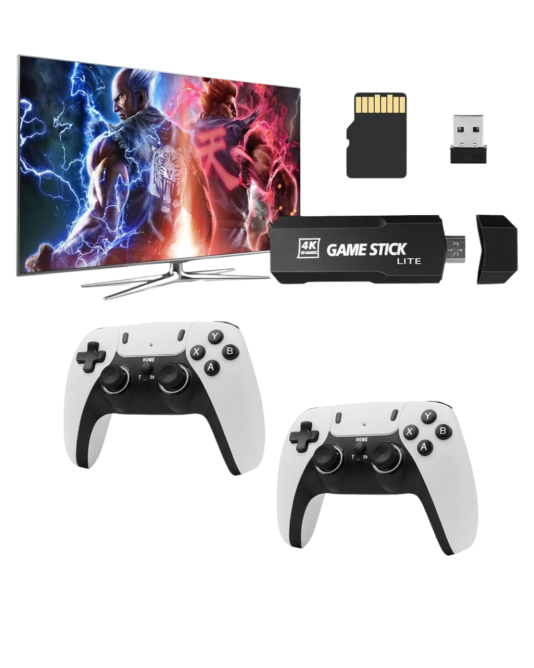 Retro Atari ve Konsol Oyunları Destekli 4K Game Stick