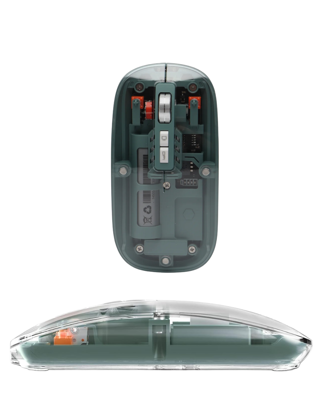 Çift Mod Bağlantılı Kablosuz Mouse Bluetooth ve USB Alıcılı Yeni Nesil