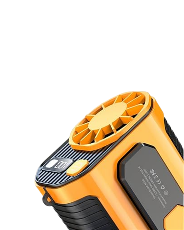 Taşınabilir USB Şarjlı Turbo Fan – 3 Modlu Soğutma, Hafif & Kompakt