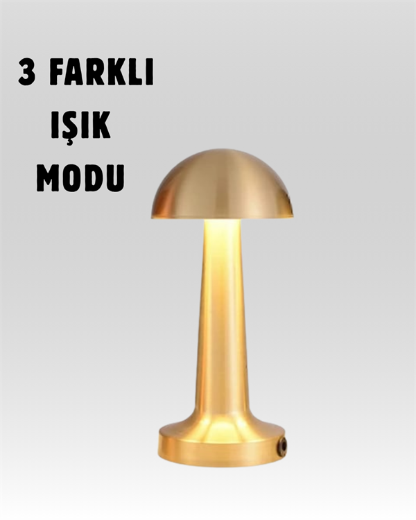 Şarjlı Dimmerli LED Masa Lambası – 4-8 Saat Aydınlatma Yeni Nesil