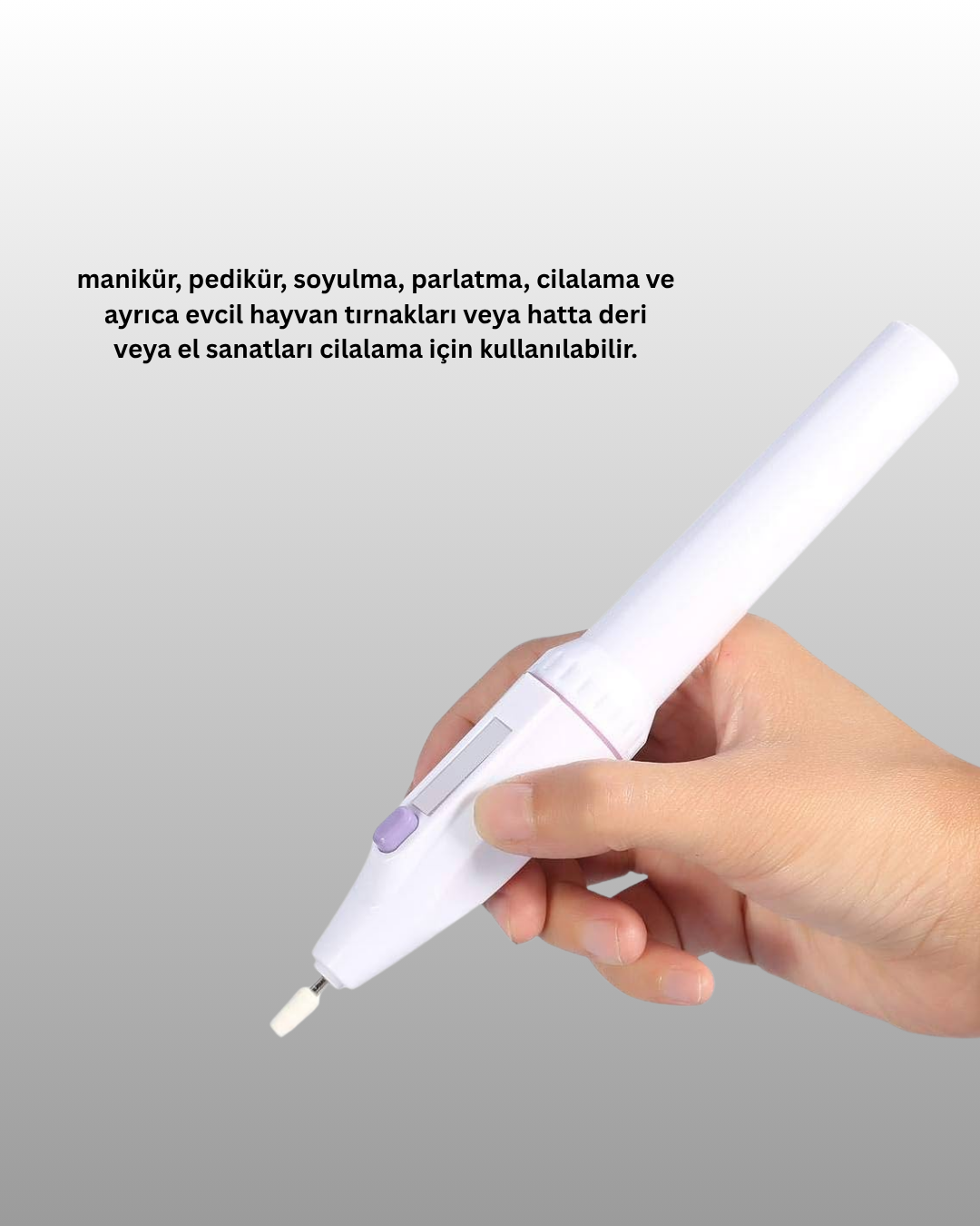 Taşınabilir Profesyonel Manikür Pedikür Seti
