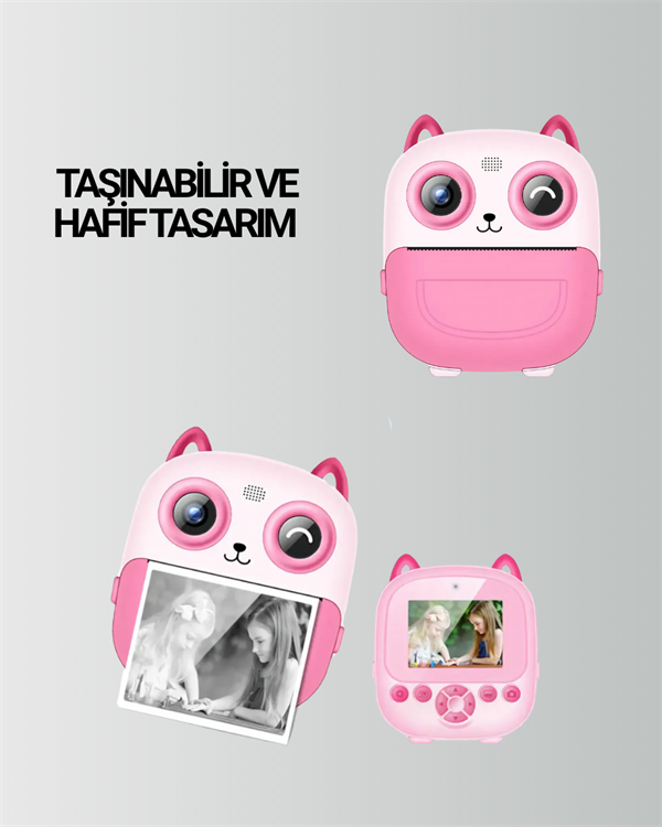 Termal Yazıcılı Dijital Kamera – USB Şarjlı, HD Video Destekli