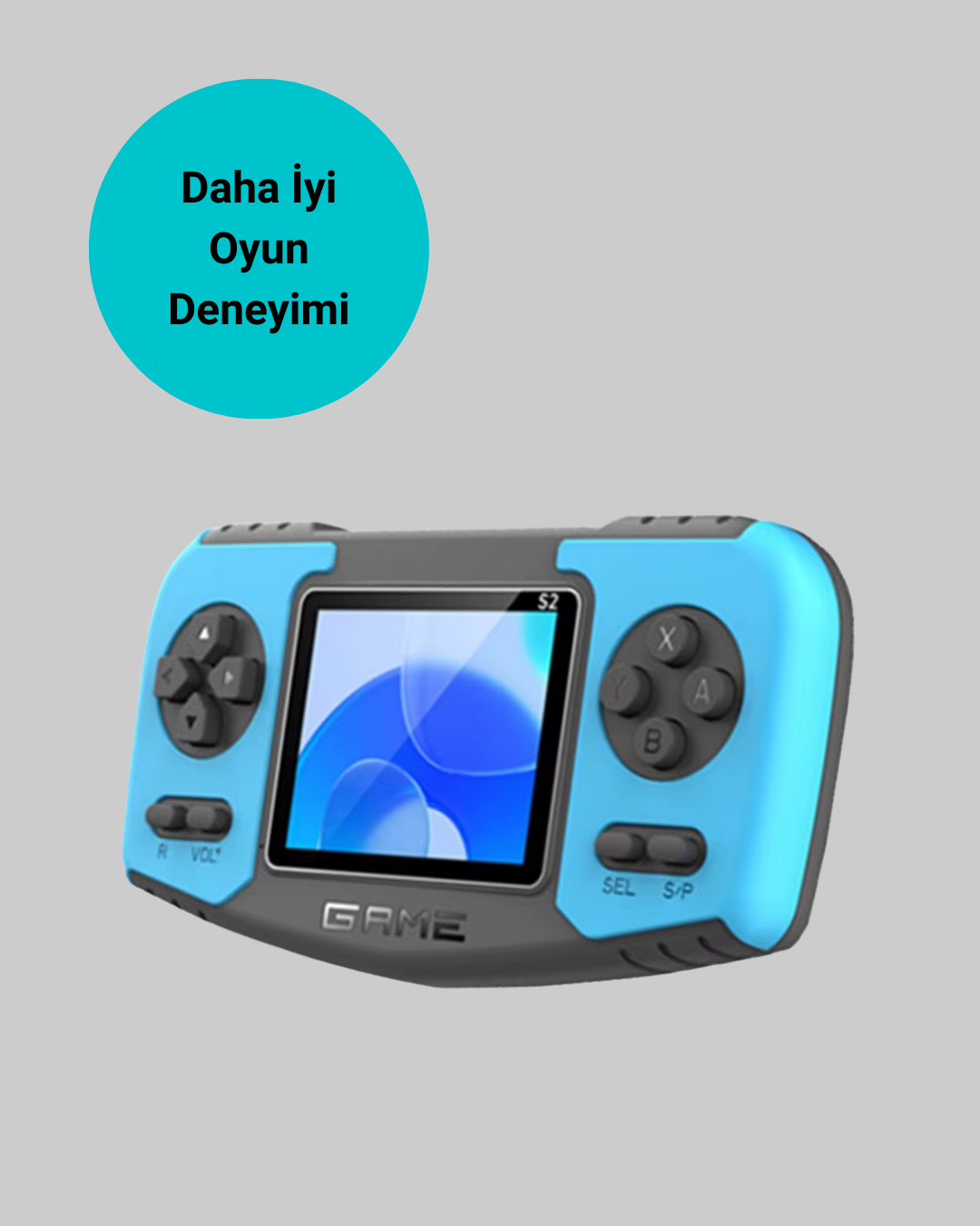 Taşınabilir Mini Video Oyun Konsolu Ergonomik Tasarım