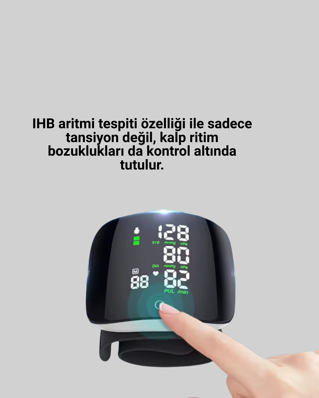 Aritmi Tespitli Bilekten Tansiyon Aleti
