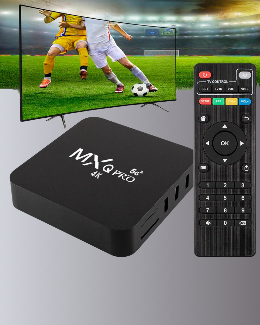 4K Ultra HD TV Box – 2GB RAM, 16GB Hafıza, Android Akıllı Medya Oynatıcı