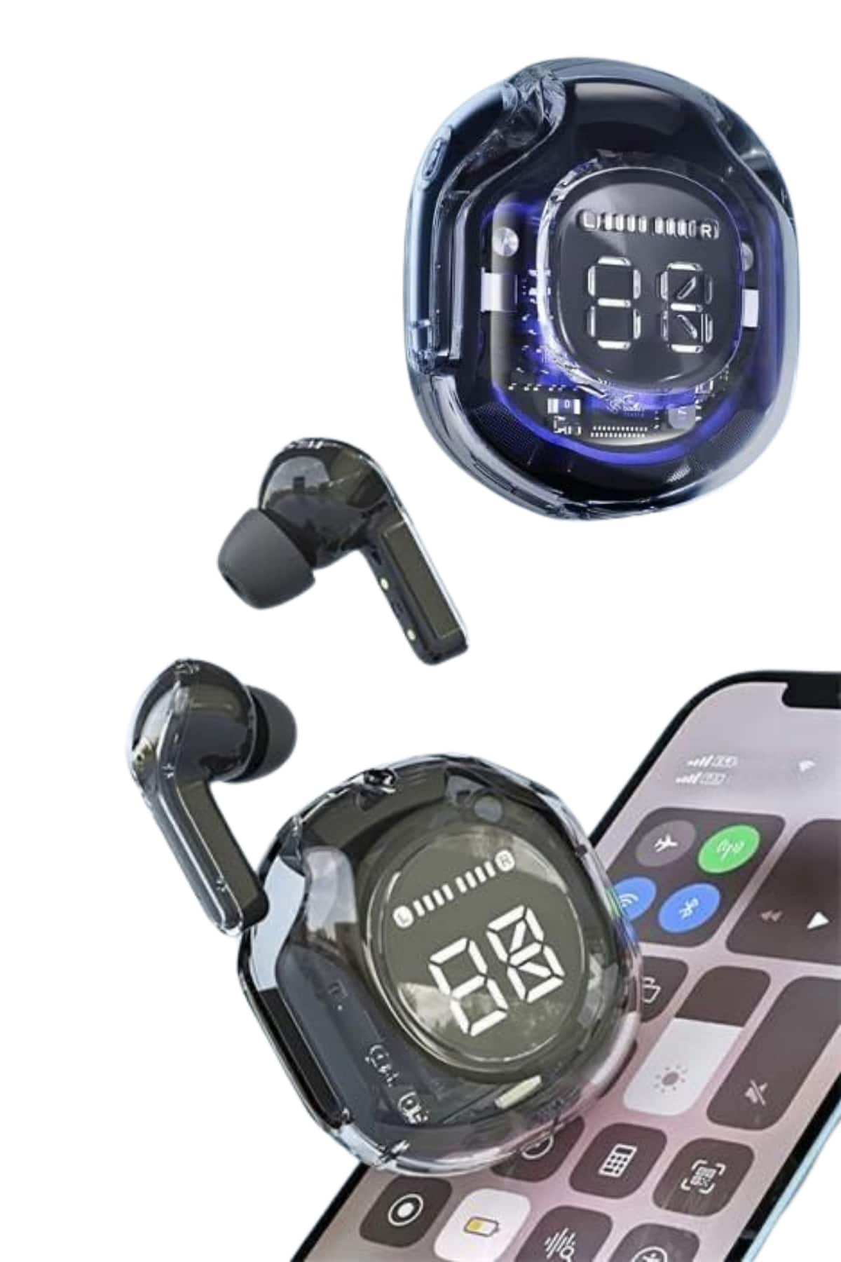 Ultrapods Led Göstergeli Oyuncu Kulaklığı ANC Destekli Bluetooth 5.3