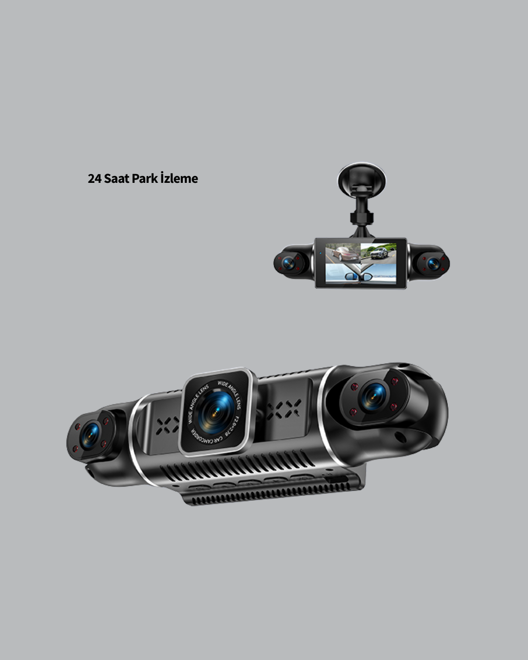 1080P 4 Kanallı Araç Kamerası GPS + WiFi + G Sensör Destekli