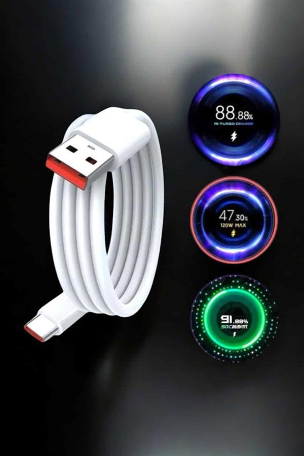 Type-C 120W Şarj Aleti Hızlı Şarj Turbo Yeni Nesil