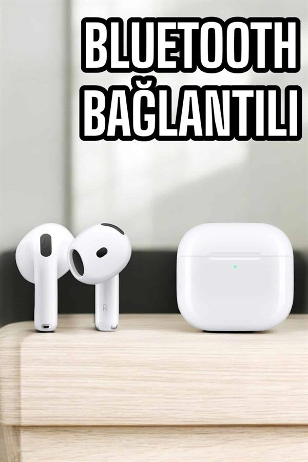 4.Nesil Kaliteli TWS Android ve İOS Uyumlu Mikrofonlu Kulaklık
