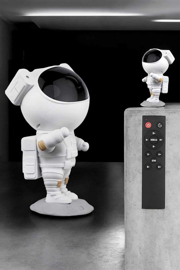 Çocuklara Özel Projeksiyon Astronot Lamba Speaker Sevimli