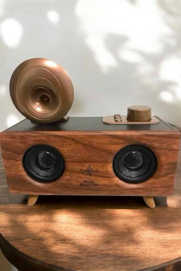 Çalar Radyo Müzik Kutusu Nostaljik Hoparlör Speaker