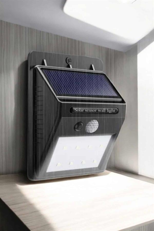 Solar Lamba Giriş, Bahçe Yol Avlu Hareket Sensörlü Led Parlak Gece Su Geçirmez