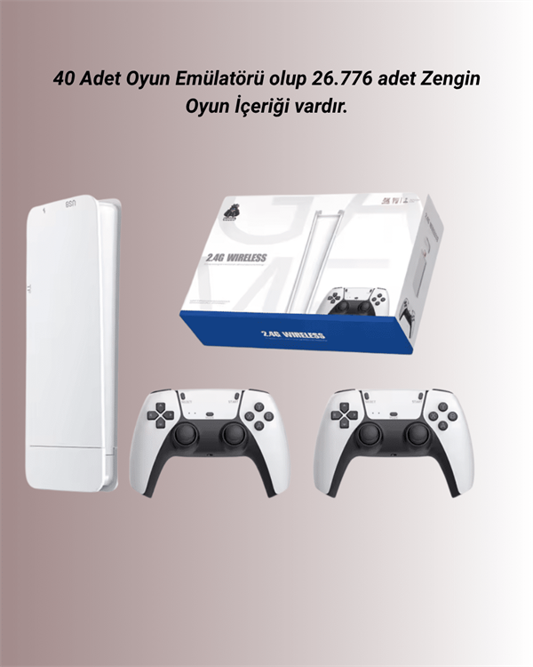 HDMI Çıkışlı Çift Kablosuz Kollu Retro Game Stick – M15