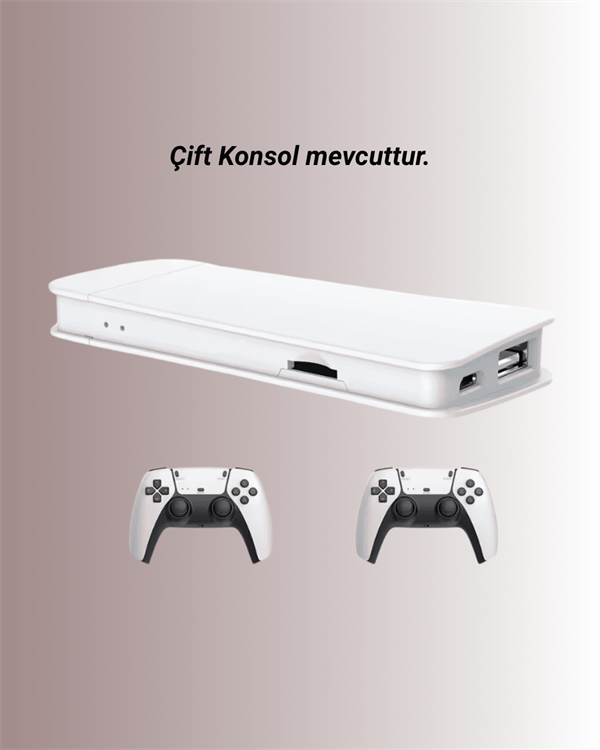 M15 Retro Konsol – 20.000 Oyunlu, Çift Gamepadli, 4K HDMI