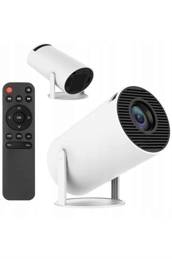 Sinema Projektörü Android HDMI USB WİFİ Ses Çıkışlı Ayaklı Projeksiyon Taşınabilir