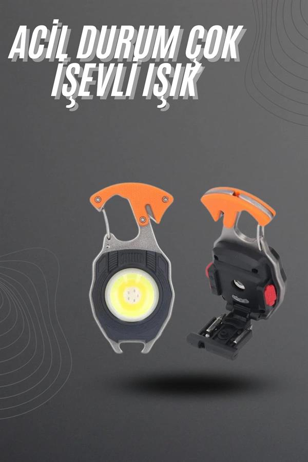 El Feneri LED Anahtarlık Çok Fonksiyonlu Mini