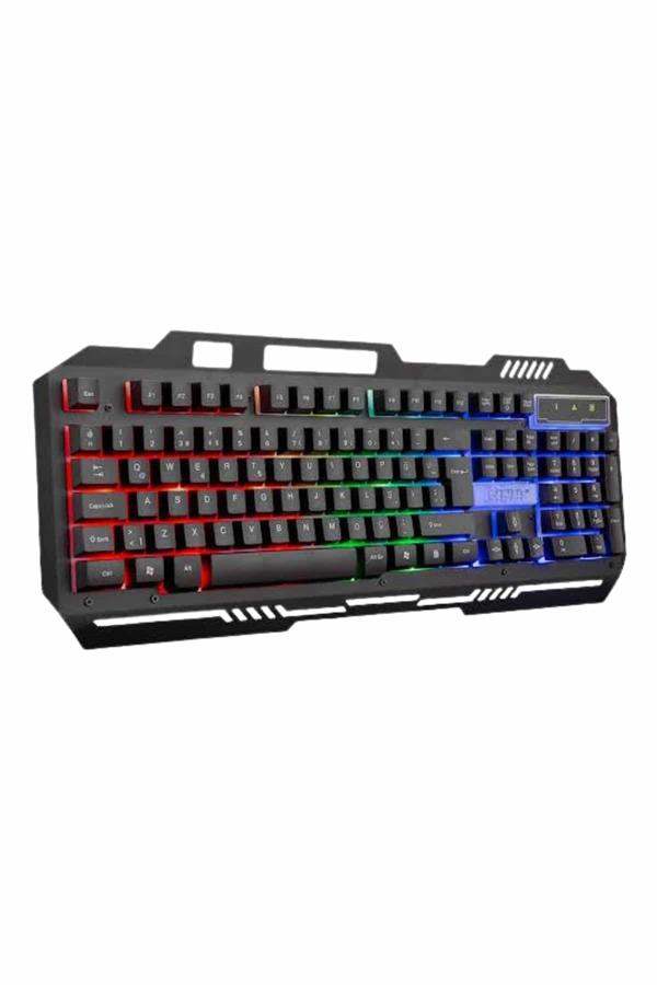 Işıklı Oyuncu Q Klavye Mouse Seti Siyah Gaming Oyuncu Klavye