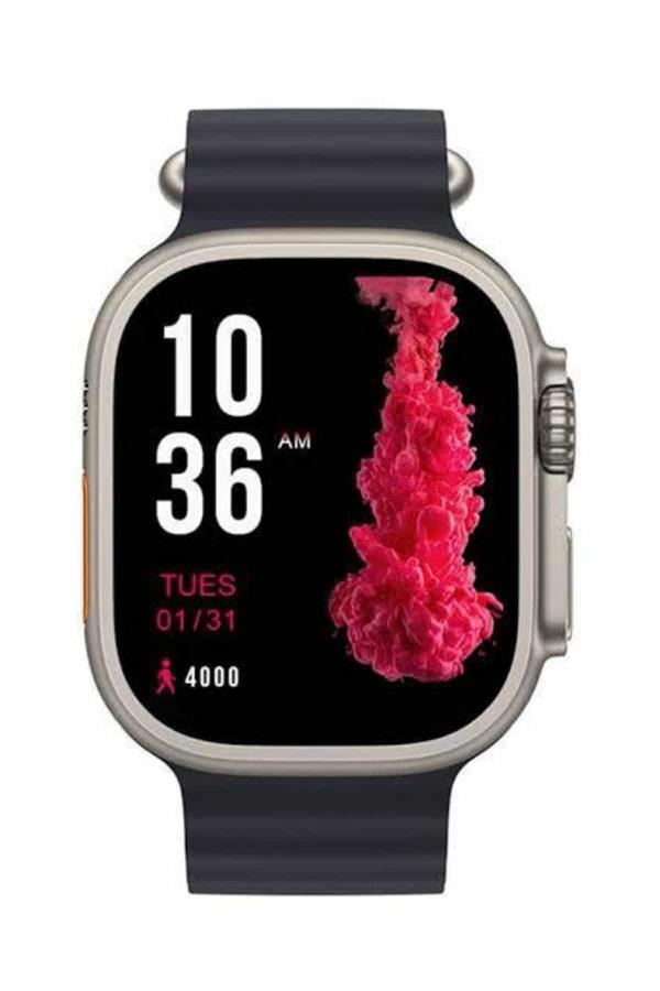 Ultra Akıllı Saat 49 Mm Çift Kordonlu Arama Cevaplama Bluetooth Bağlantılı