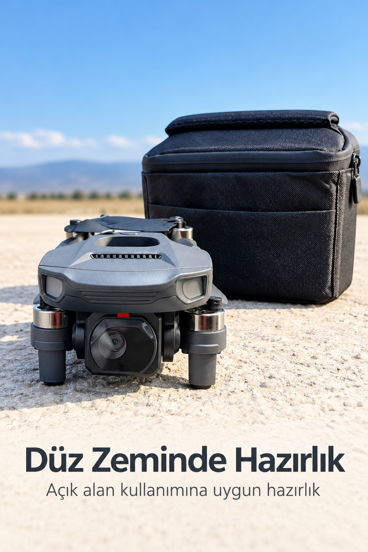 GPS Özellikli Kameralı Drone Ekranlı Kumandalı Katlanır Gövde
