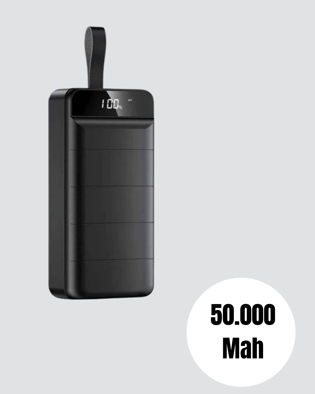 Profesyonel 50.000 mAh Powerbank – Aynı Anda Birden Fazla Cihaz Şarj Eden, Dayanıklı ve Güvenli Taşınabilir Şarj Cihazı