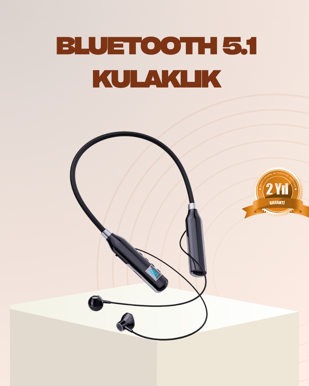 Bluetooth 5.1 Kablosuz Kulaklık – Net Ses ve Güçlü Bağlantı