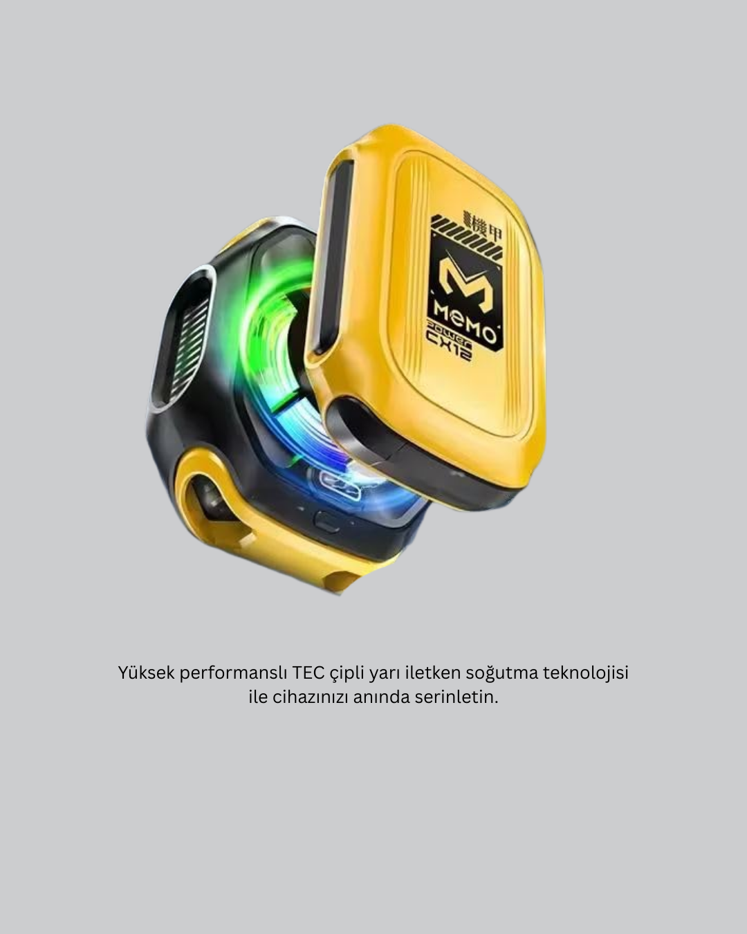 2000mAh Bataryalı Kablosuz Taşınabilir Cihaz Soğutucu