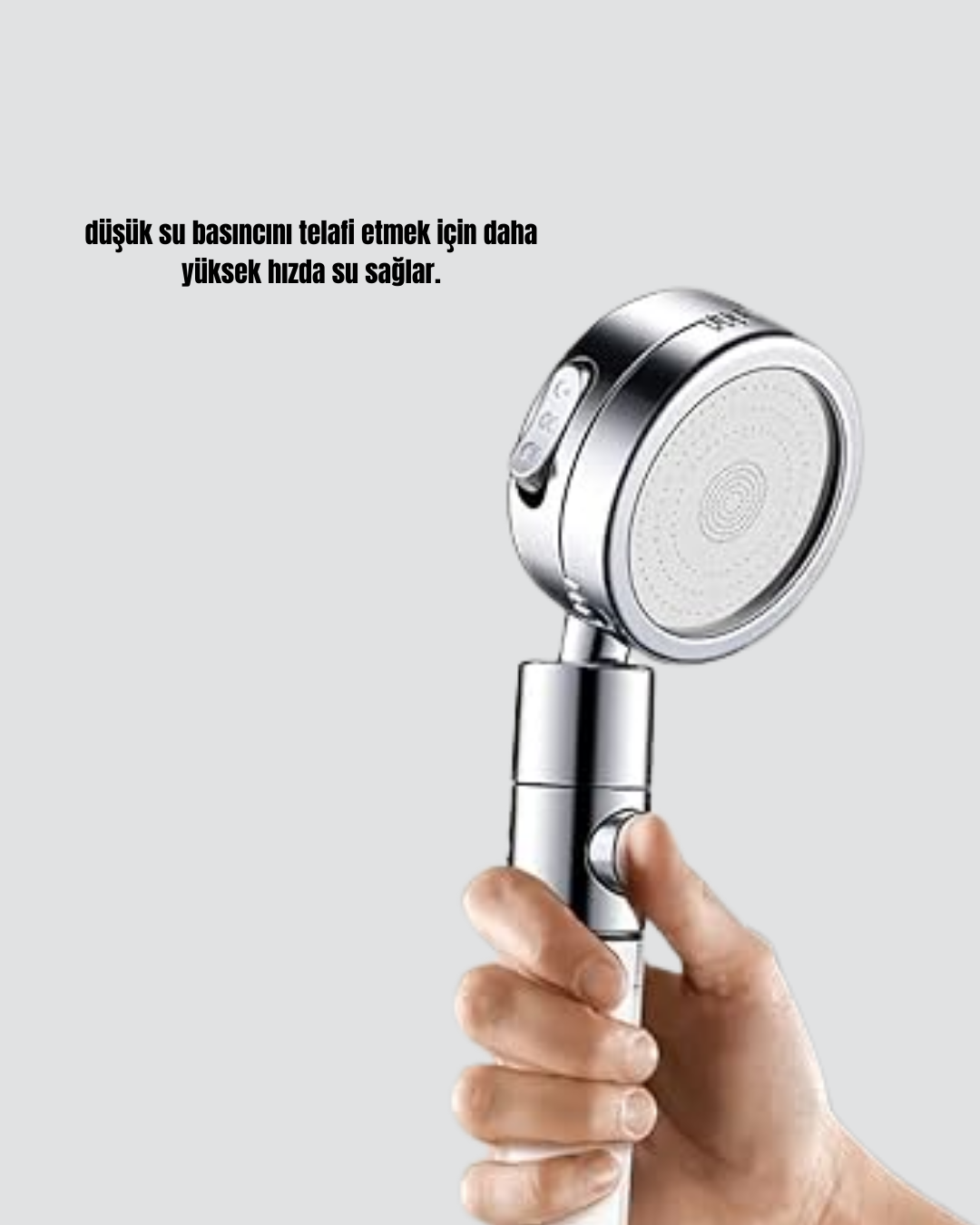 Su Basıncını Artıran Sızdırmaz Duş Başlığı