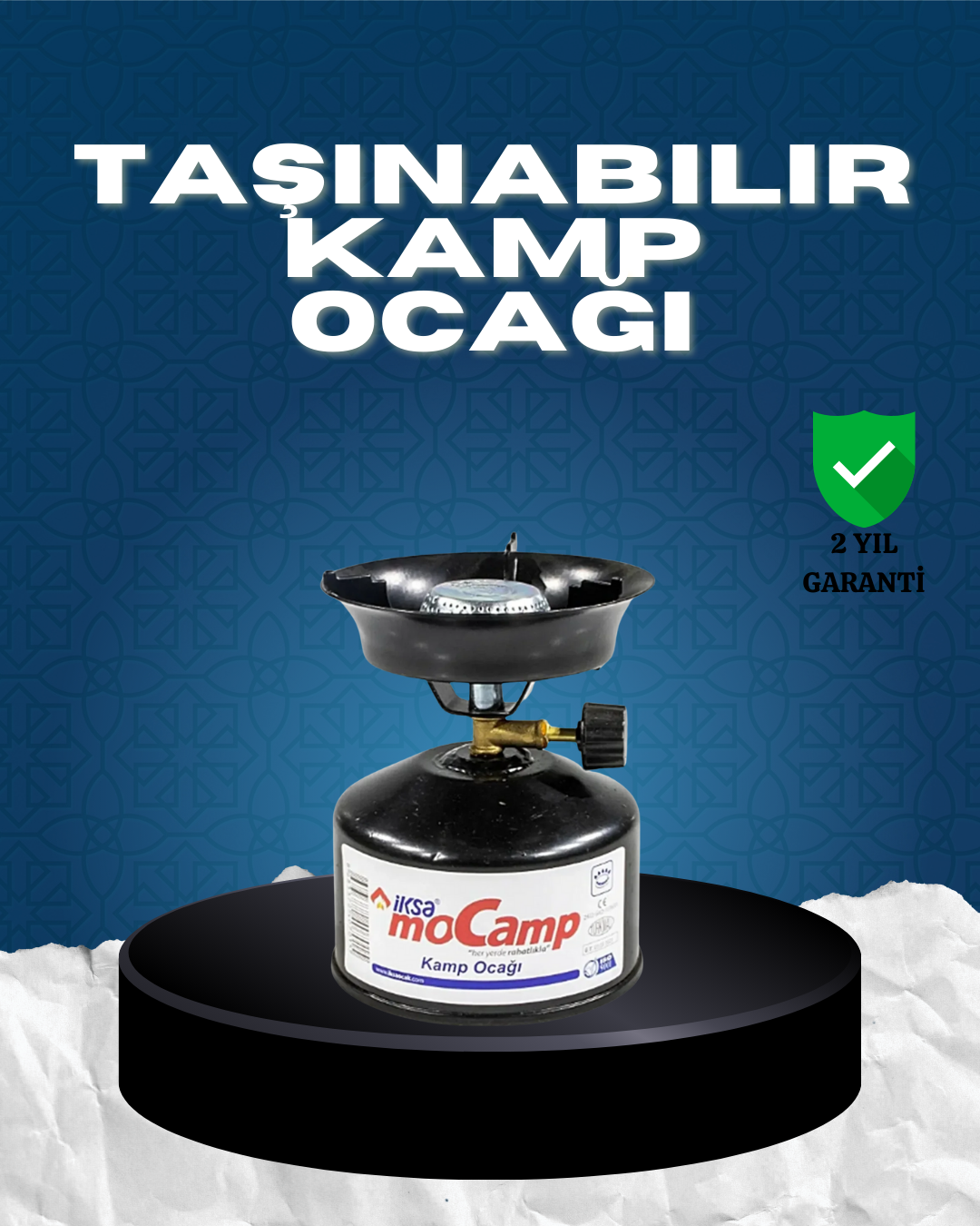 Kamp Ocağı Seti Taşınabilir Tüp ve Denge Aparatlı