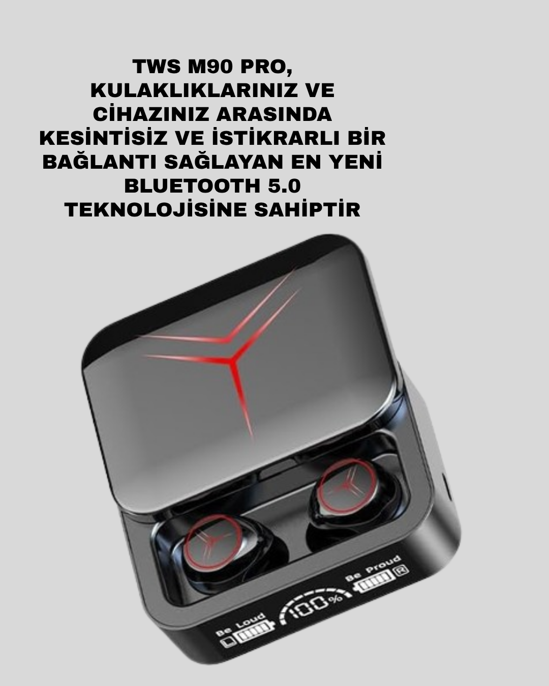 Ergonomik Tasarımlı Kablosuz Bluetooth Kulaklık – Yüksek Ses Performansı Yeni Nesil