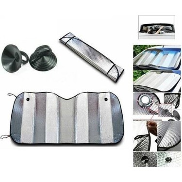 Oto Ön Cam Güneş Koruma UV Önleyici Katlanabilir Fiat Egea Toyota Corolla Dacia Duster Hyundai i20