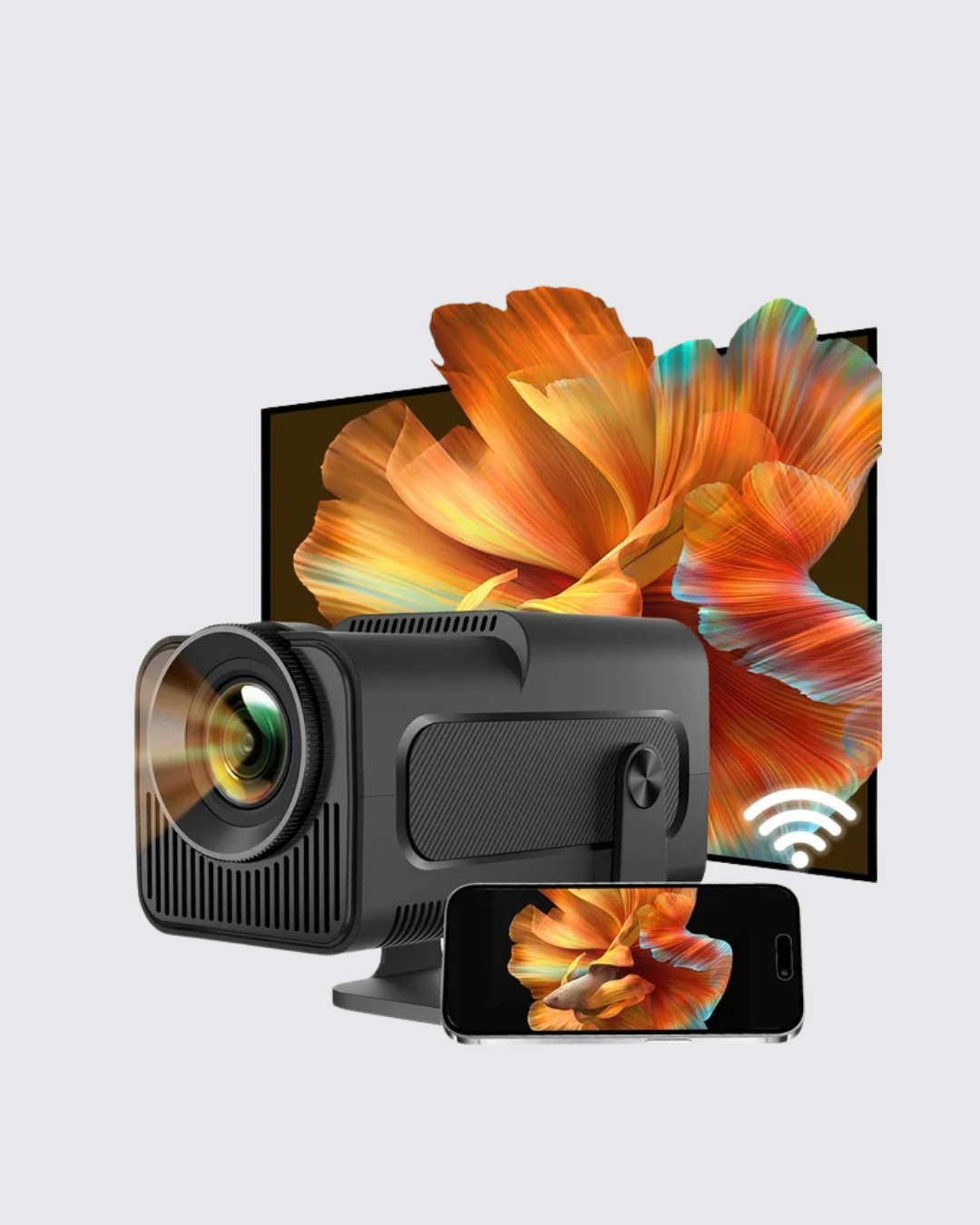 1080P Full HD Çözünürlük ve 4K Destekli Projektör