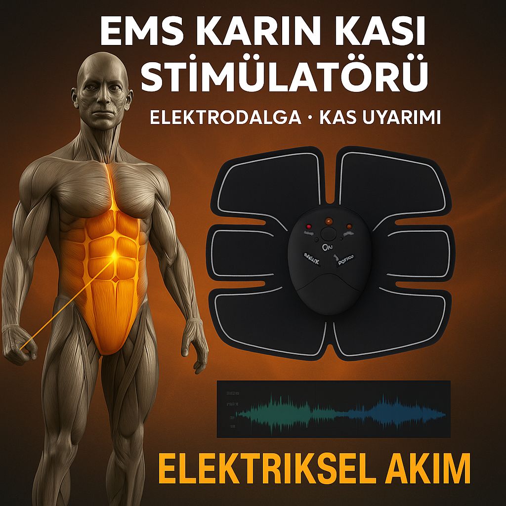 EMS Kas Yapma ve Yağ Yakma Cihazı Titreşimli 2025 Orijinal Spor Aleti
