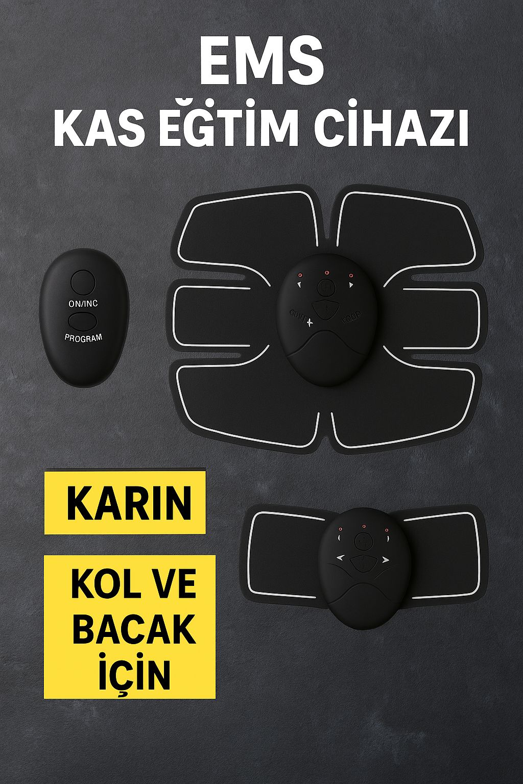 EMS Kas Yapma ve Yağ Yakma Cihazı Titreşimli 2025 Orijinal Spor Aleti