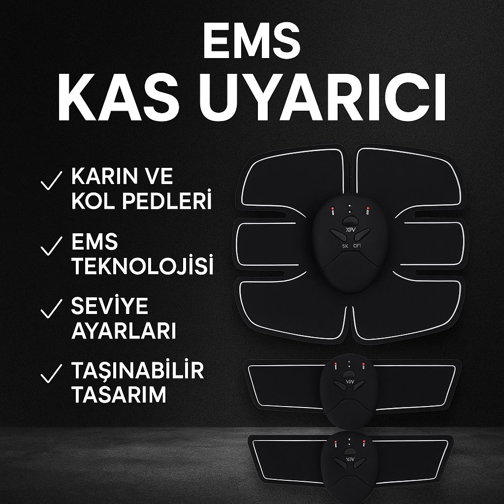 EMS Kas Yapma ve Yağ Yakma Cihazı Titreşimli 2025 Orijinal Spor Aleti