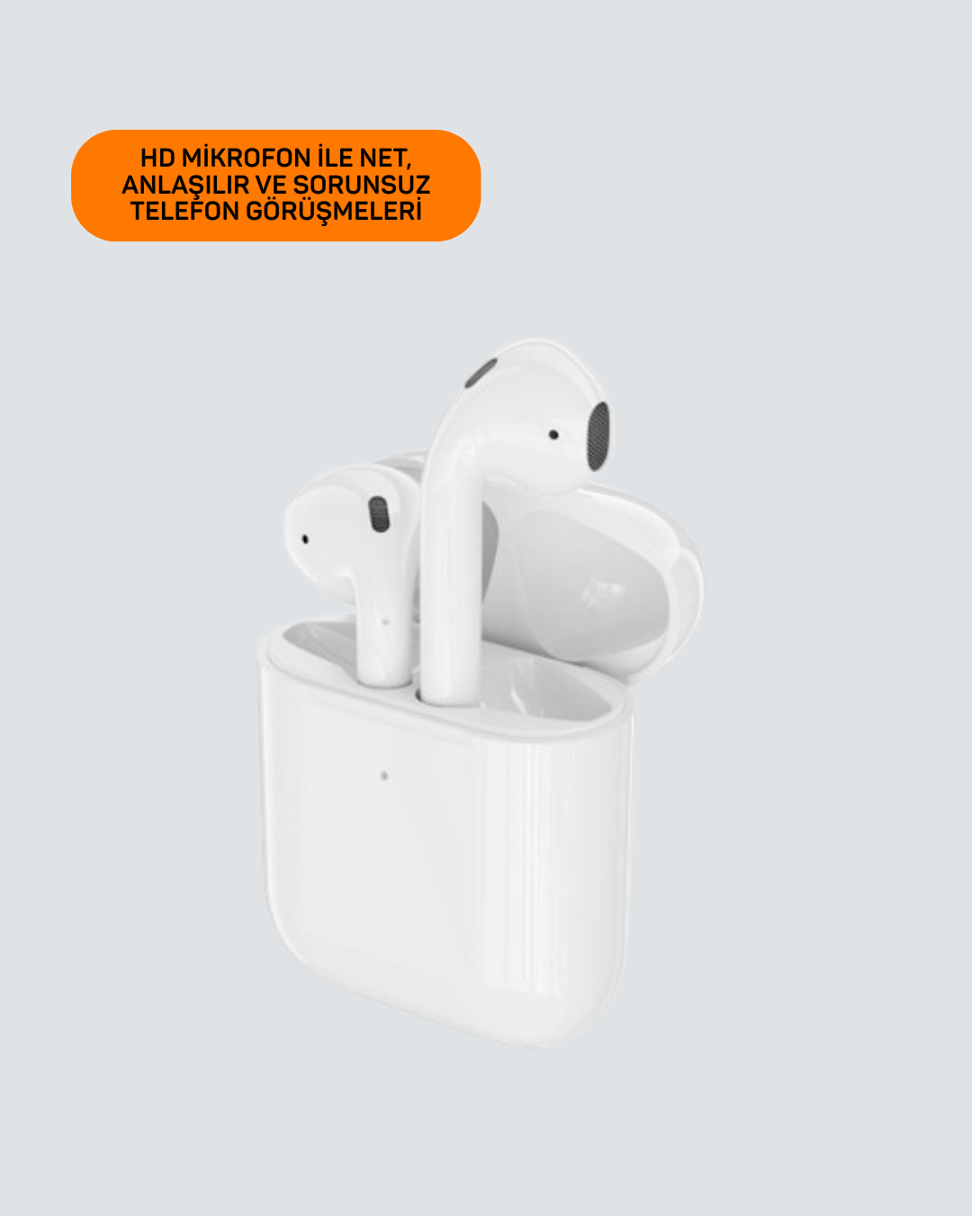 iPhone Modelleriyle Uyumlu Bluetooth Kulaklık Gürültü Önleme Özellikli
