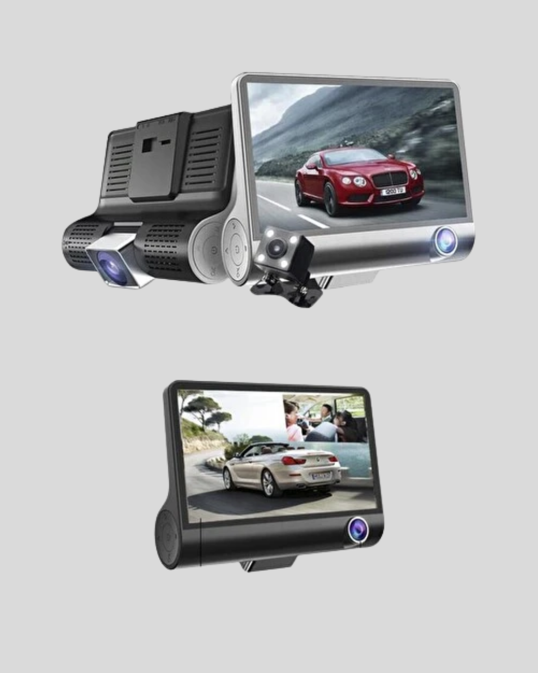 Araç DVR Kamerası 3’lü 170° Geniş Açılı Full HD ve Park Destekli