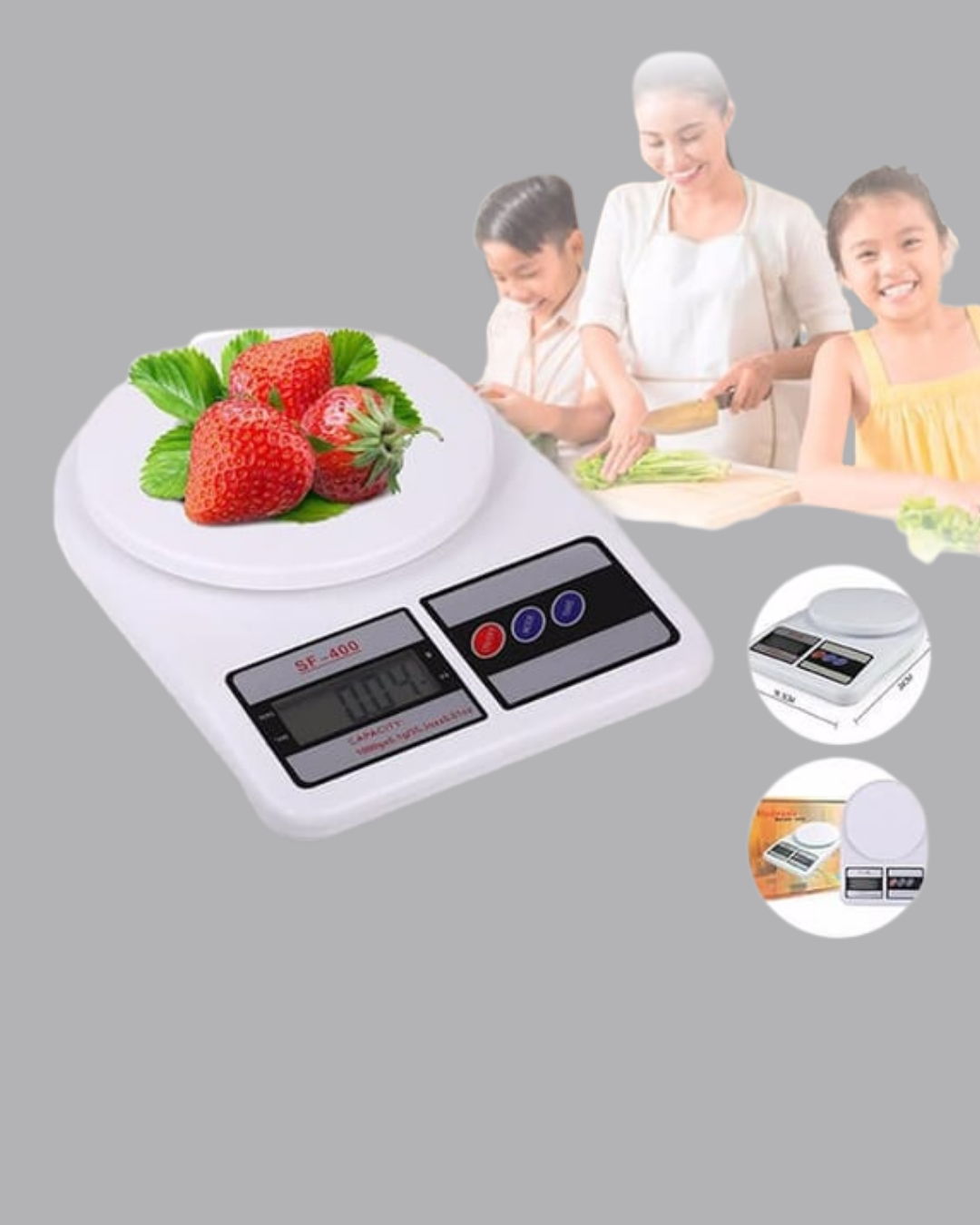 LCD Ekranlı Hassas Dijital Mutfak Terazisi – 5kg Kapasite, 1g Hassasiyet Yeni Nesil