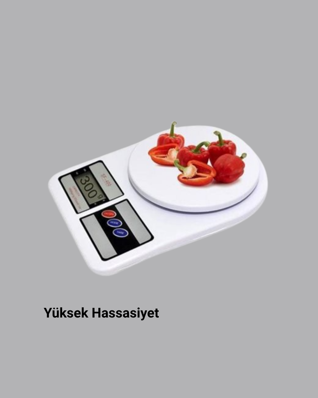 LCD Ekranlı Hassas Dijital Mutfak Terazisi – 5kg Kapasite, 1g Hassasiyet Yeni Nesil