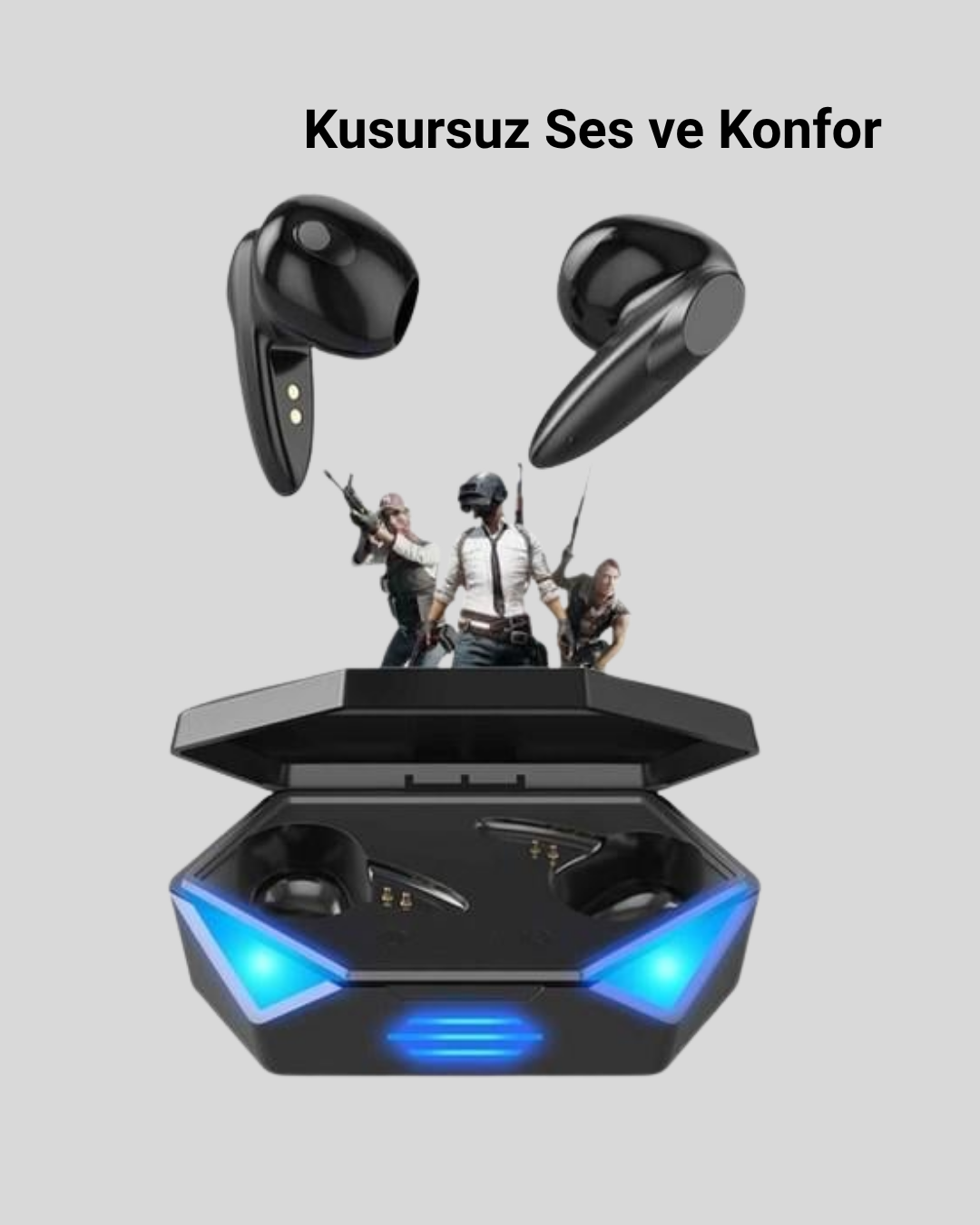 Bluetooth 5.0 Oyun ve Müzik Kulaklığı – 3D Ses Kalitesi